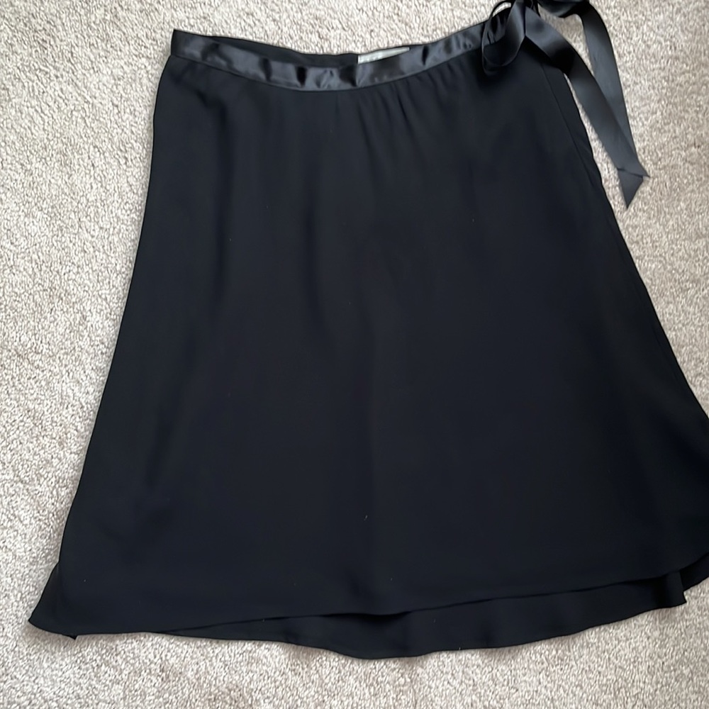 Kate Hill dressy black midi skirt